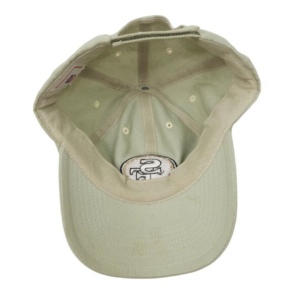 NFL San Francisco 49ers Football Adjustable Strapback Cap Baseball Hat Khaki - Picture 5 of 15